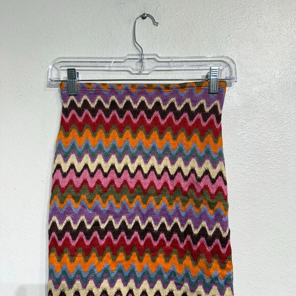 Chesley Striped Midi Skirt Sz SP - Picture 6 of 9